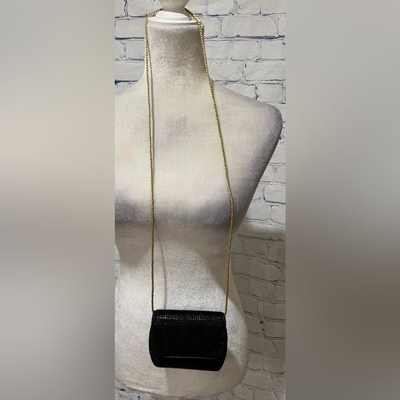 Whiting & Davis small black sequin bag - Picture 5 of 5